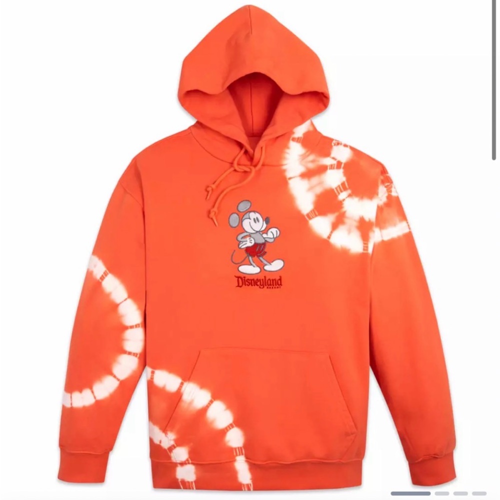 Mickey Mouse Genuine Mousewear Disneyland Tie-Dye Embroidered Hoodie